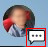 Capture d’écran de la vignette du profil qui se trouve en haut à gauche de la page. On voit sous cette vignette l’icône d’une bulle rectangulaire avec 3 points dedans.